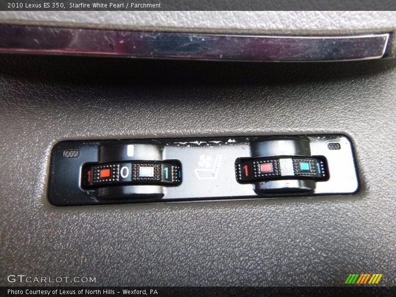 Starfire White Pearl / Parchment 2010 Lexus ES 350