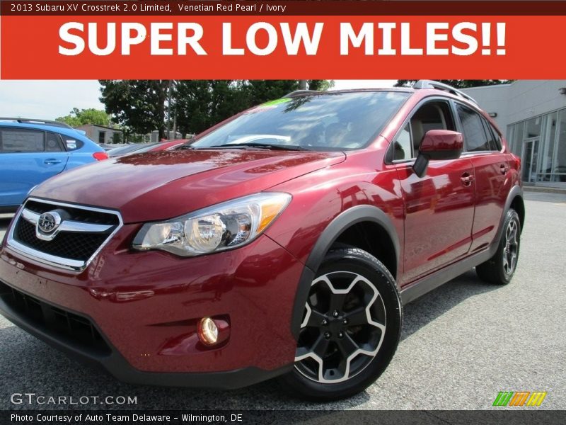 Venetian Red Pearl / Ivory 2013 Subaru XV Crosstrek 2.0 Limited