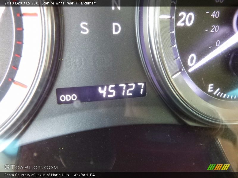 Starfire White Pearl / Parchment 2010 Lexus ES 350