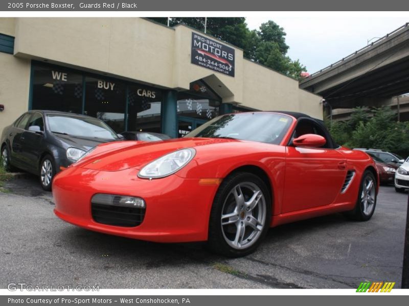 Guards Red / Black 2005 Porsche Boxster