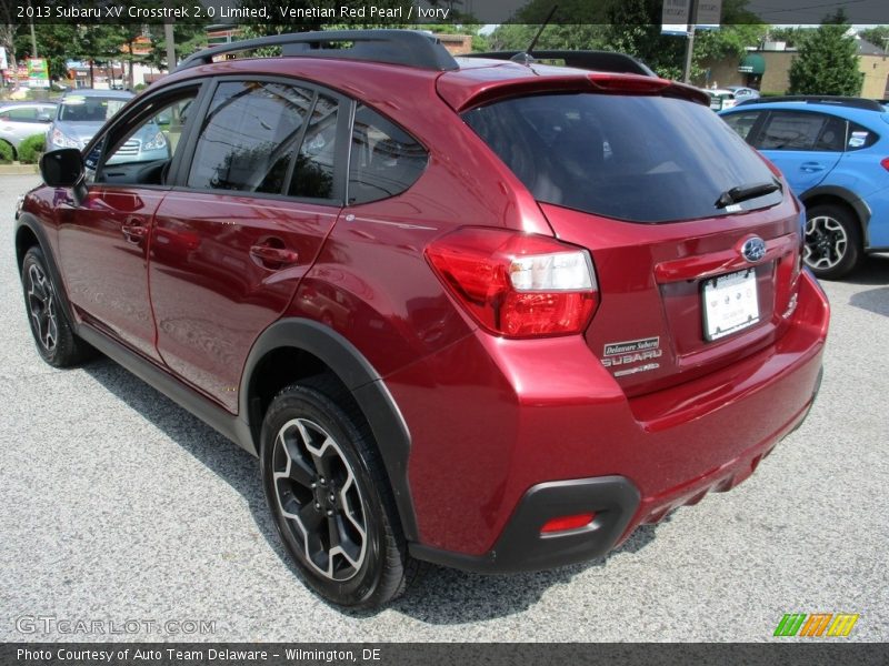 Venetian Red Pearl / Ivory 2013 Subaru XV Crosstrek 2.0 Limited
