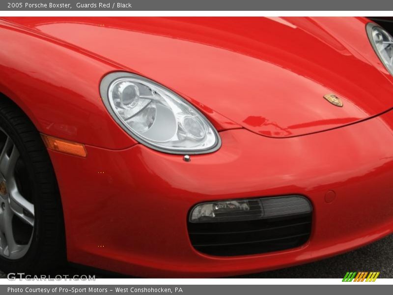 Guards Red / Black 2005 Porsche Boxster