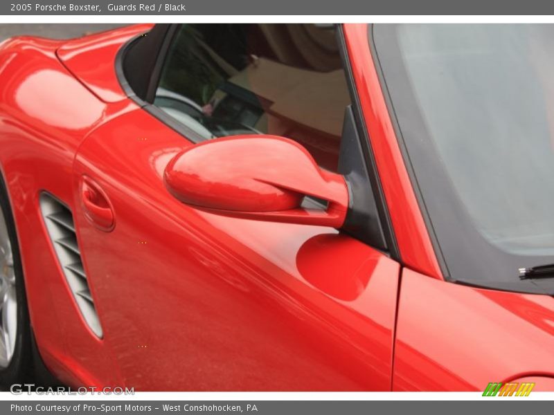 Guards Red / Black 2005 Porsche Boxster