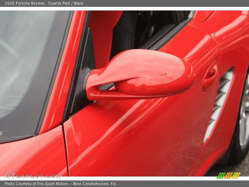 Guards Red / Black 2005 Porsche Boxster