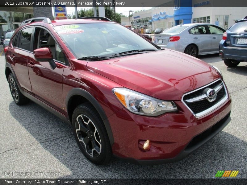 Venetian Red Pearl / Ivory 2013 Subaru XV Crosstrek 2.0 Limited