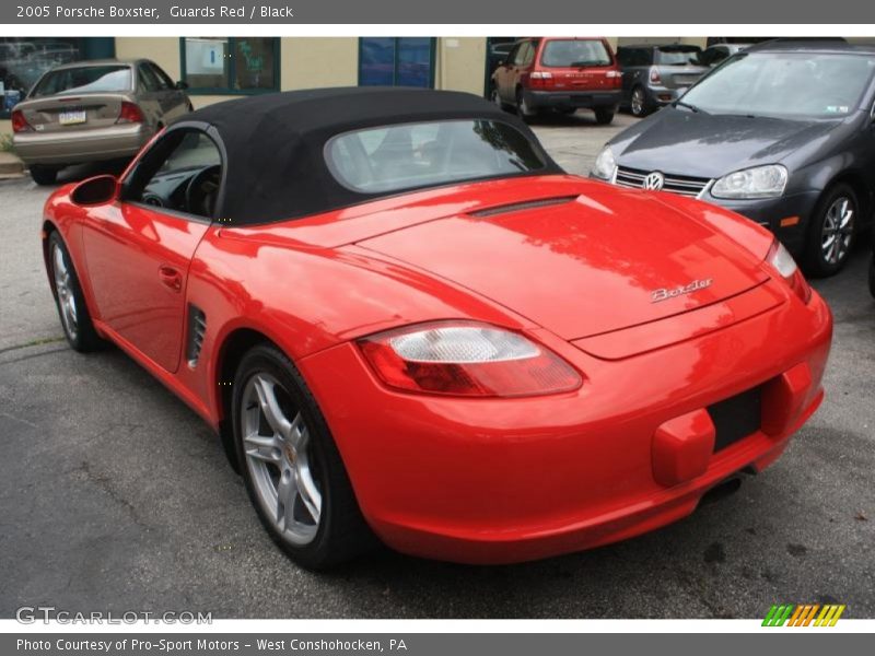 Guards Red / Black 2005 Porsche Boxster