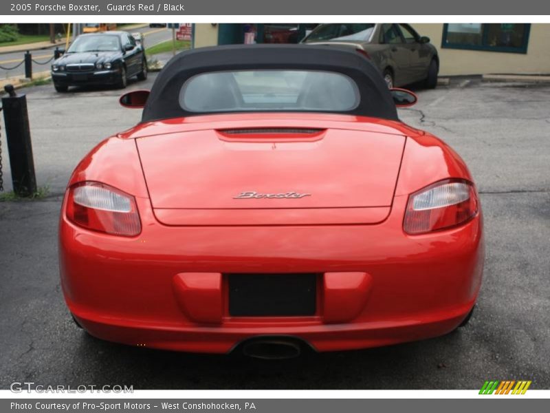 Guards Red / Black 2005 Porsche Boxster