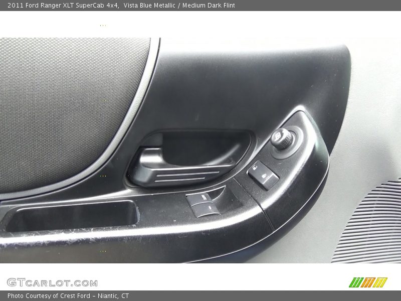 Vista Blue Metallic / Medium Dark Flint 2011 Ford Ranger XLT SuperCab 4x4