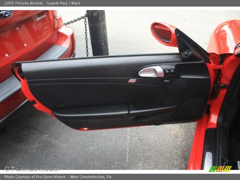 Guards Red / Black 2005 Porsche Boxster