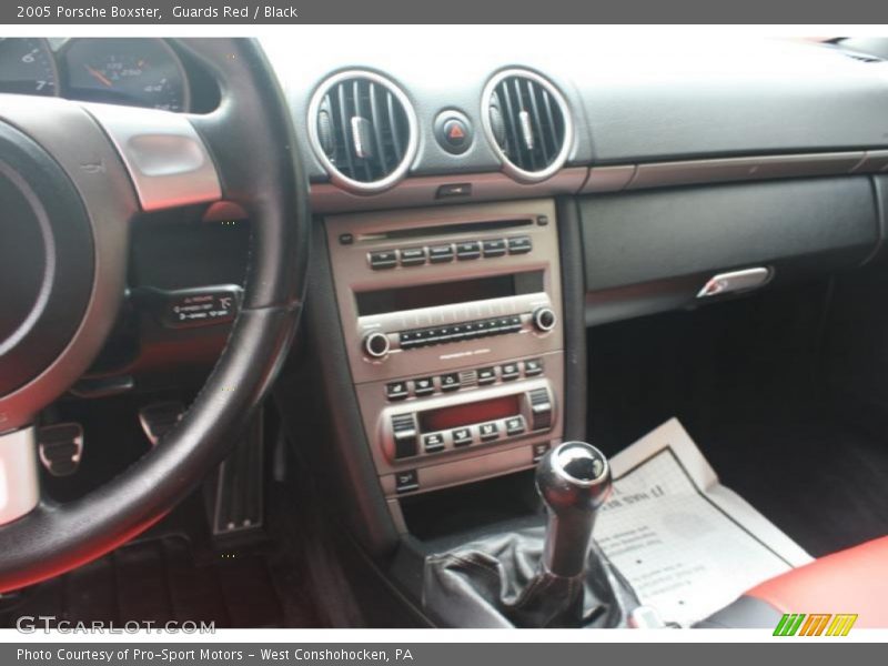 Guards Red / Black 2005 Porsche Boxster