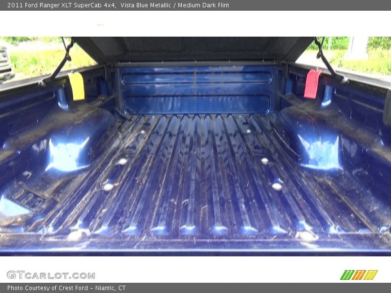 Vista Blue Metallic / Medium Dark Flint 2011 Ford Ranger XLT SuperCab 4x4
