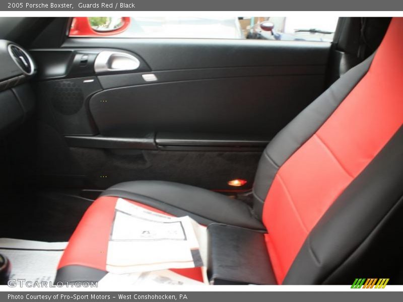 Guards Red / Black 2005 Porsche Boxster