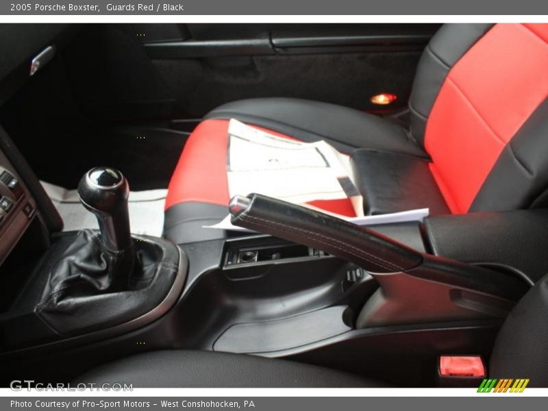 Guards Red / Black 2005 Porsche Boxster