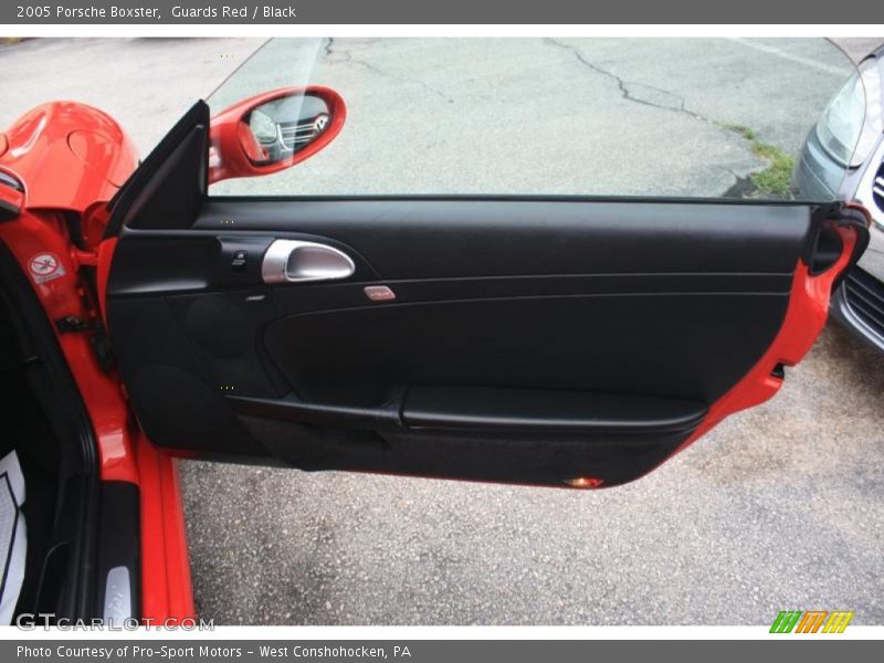 Guards Red / Black 2005 Porsche Boxster