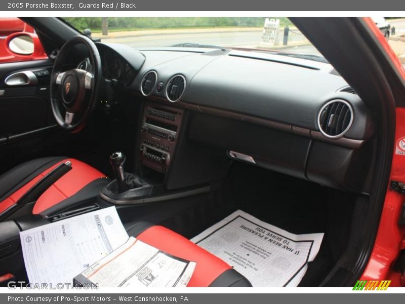 Guards Red / Black 2005 Porsche Boxster