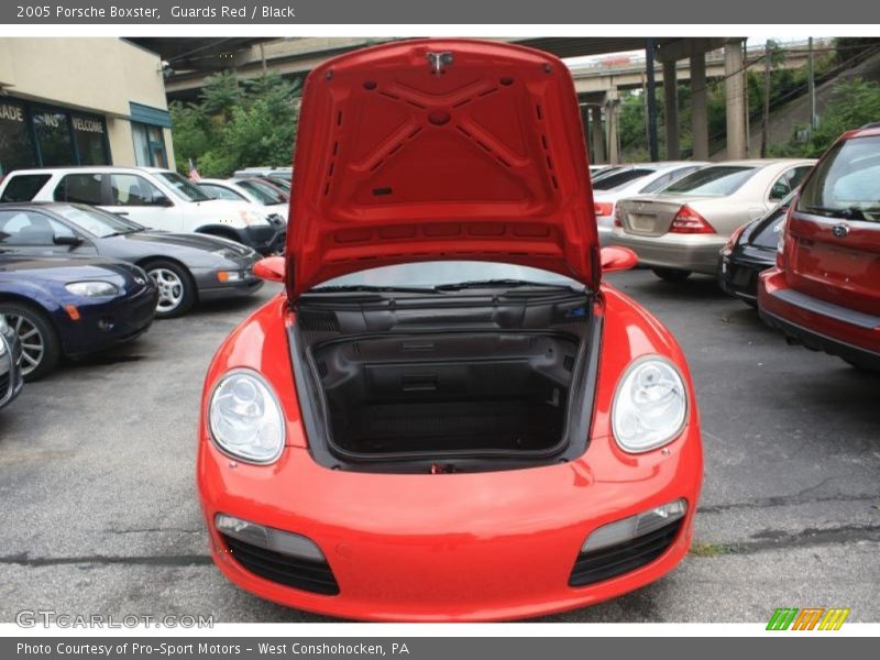 Guards Red / Black 2005 Porsche Boxster