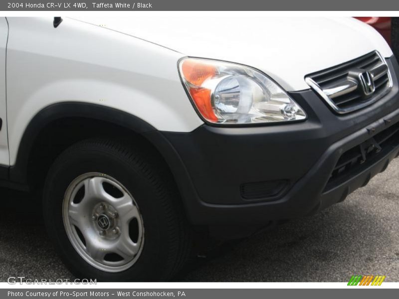 Taffeta White / Black 2004 Honda CR-V LX 4WD