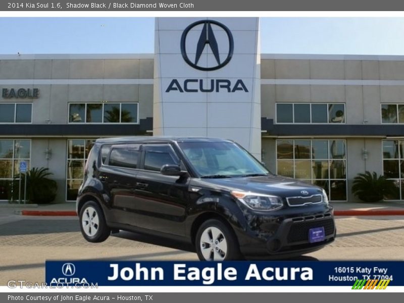 Shadow Black / Black Diamond Woven Cloth 2014 Kia Soul 1.6