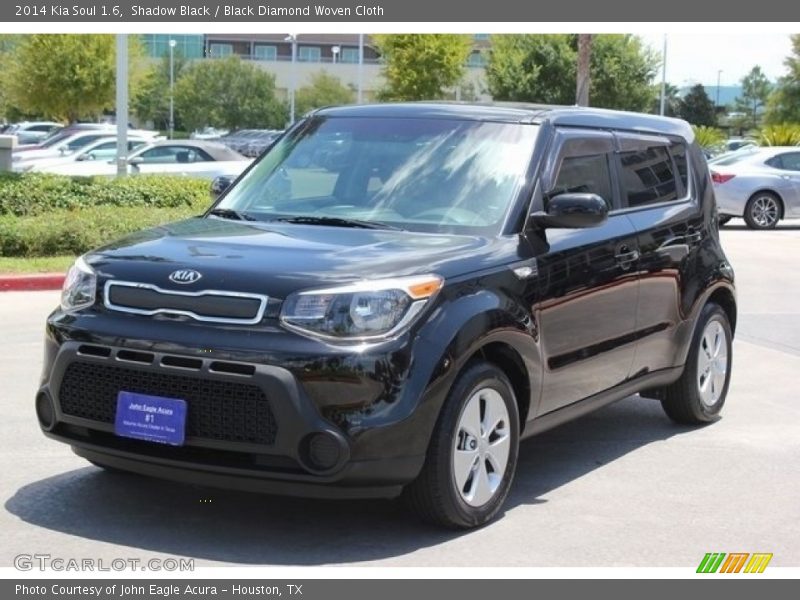 Shadow Black / Black Diamond Woven Cloth 2014 Kia Soul 1.6