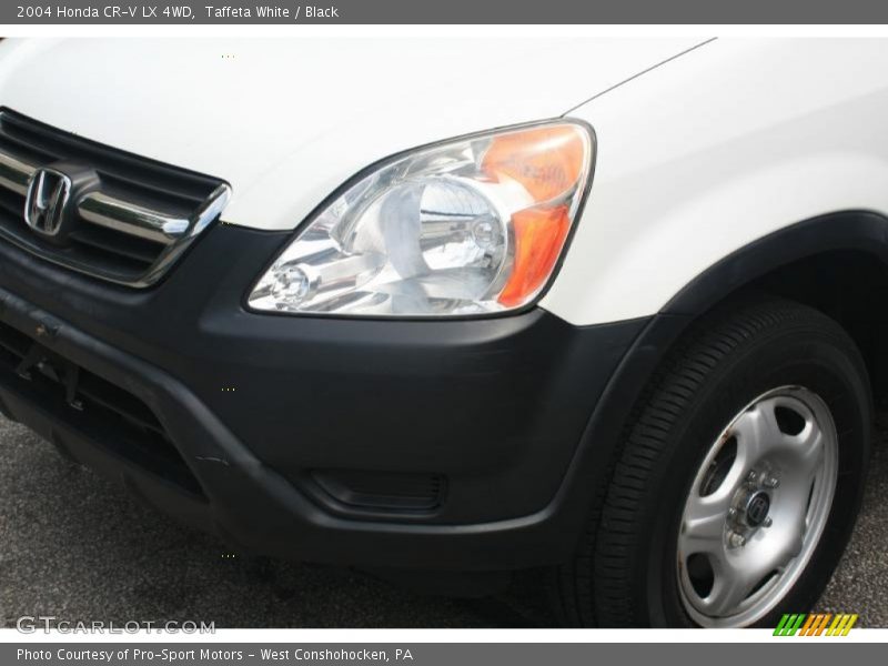 Taffeta White / Black 2004 Honda CR-V LX 4WD