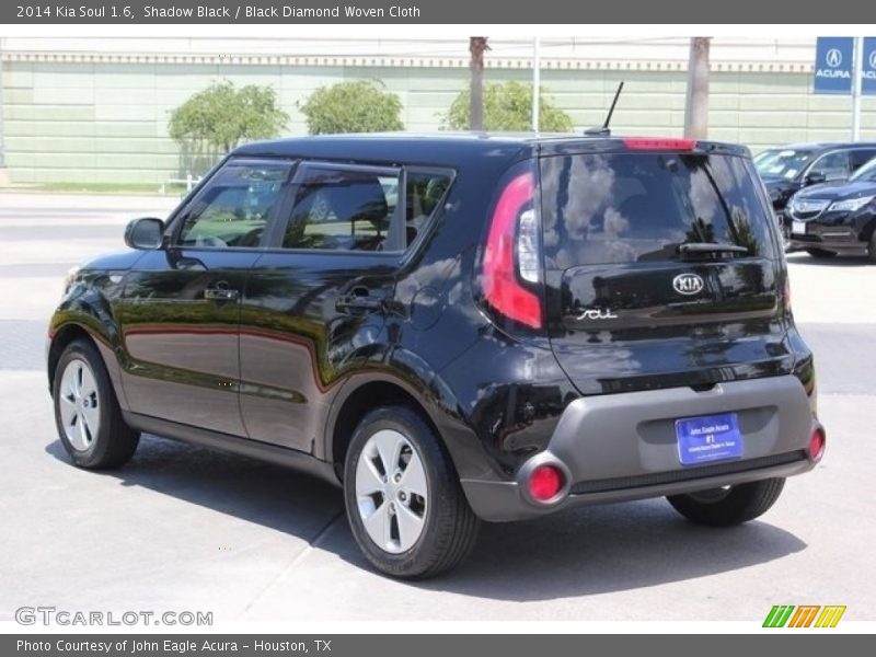 Shadow Black / Black Diamond Woven Cloth 2014 Kia Soul 1.6