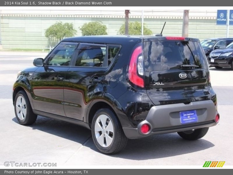 Shadow Black / Black Diamond Woven Cloth 2014 Kia Soul 1.6