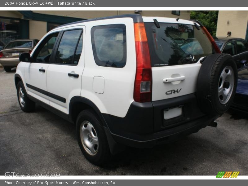Taffeta White / Black 2004 Honda CR-V LX 4WD