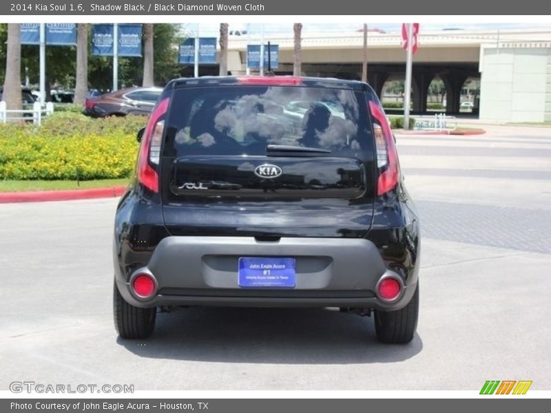 Shadow Black / Black Diamond Woven Cloth 2014 Kia Soul 1.6
