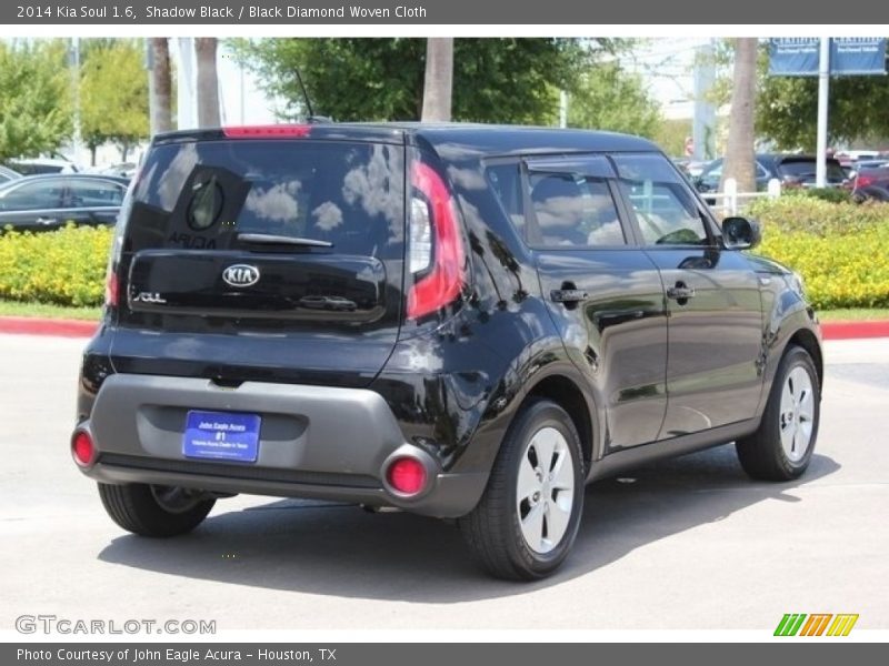 Shadow Black / Black Diamond Woven Cloth 2014 Kia Soul 1.6