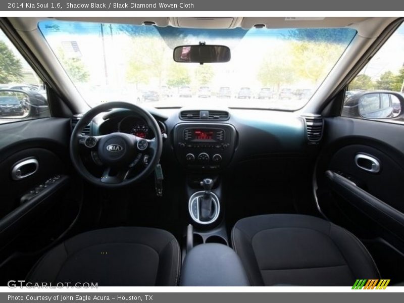 Shadow Black / Black Diamond Woven Cloth 2014 Kia Soul 1.6