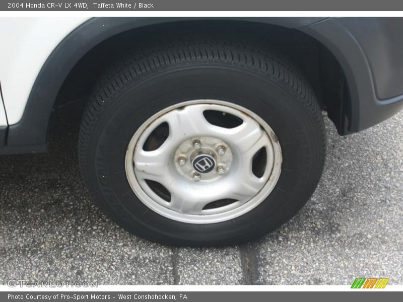 Taffeta White / Black 2004 Honda CR-V LX 4WD