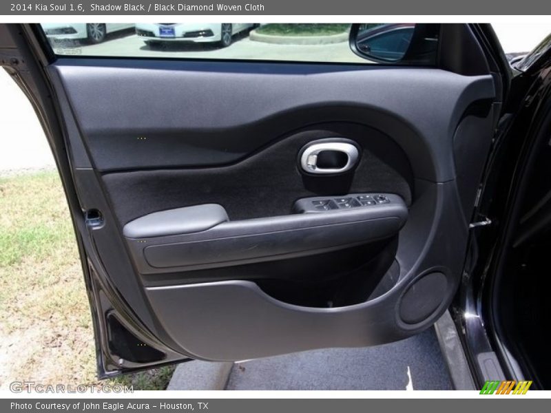 Shadow Black / Black Diamond Woven Cloth 2014 Kia Soul 1.6