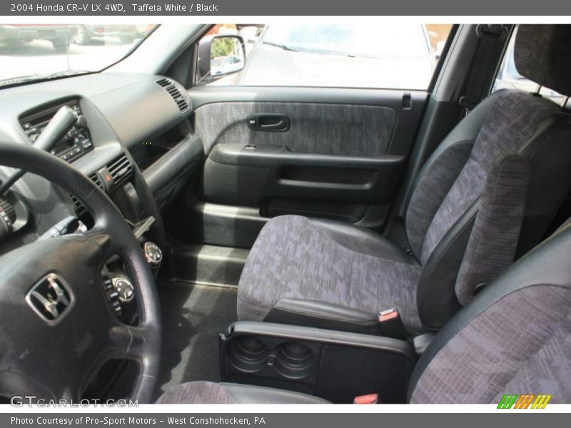 Taffeta White / Black 2004 Honda CR-V LX 4WD