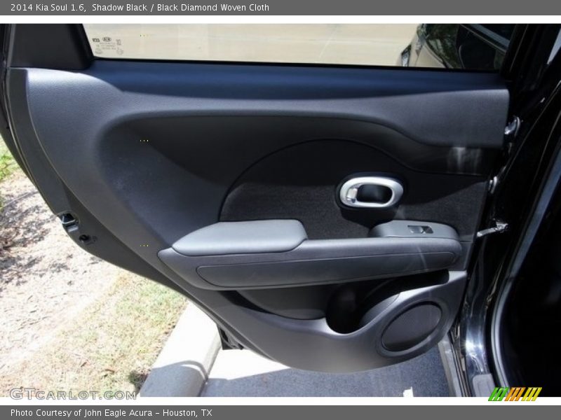 Shadow Black / Black Diamond Woven Cloth 2014 Kia Soul 1.6