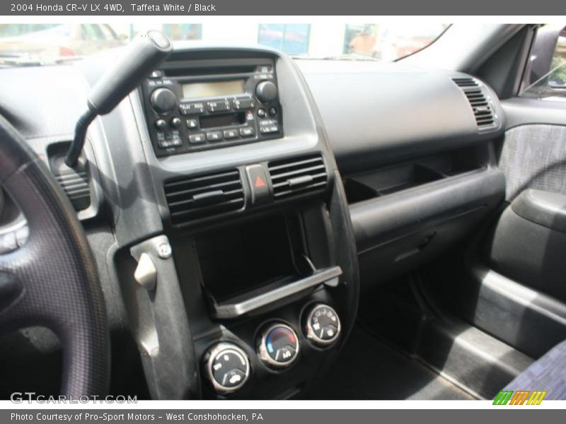 Taffeta White / Black 2004 Honda CR-V LX 4WD
