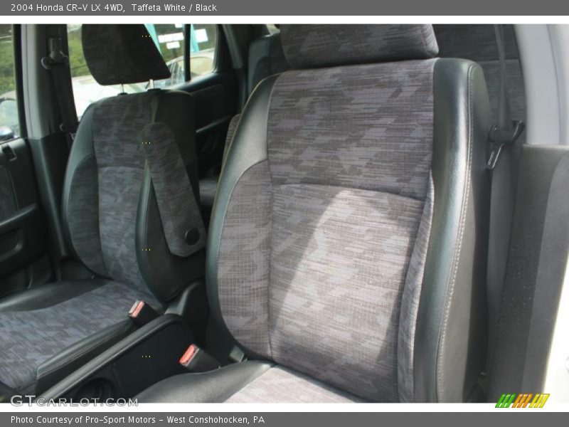 Taffeta White / Black 2004 Honda CR-V LX 4WD