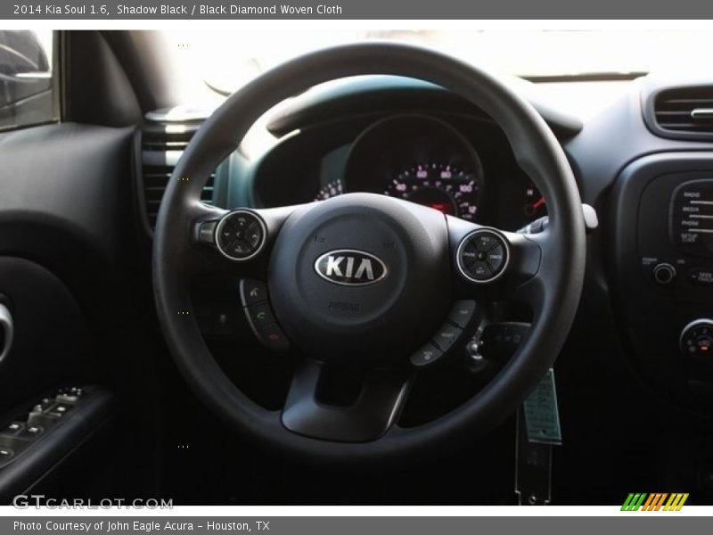 Shadow Black / Black Diamond Woven Cloth 2014 Kia Soul 1.6