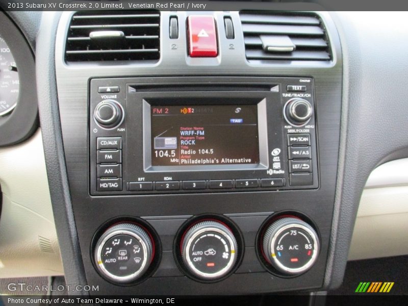 Venetian Red Pearl / Ivory 2013 Subaru XV Crosstrek 2.0 Limited