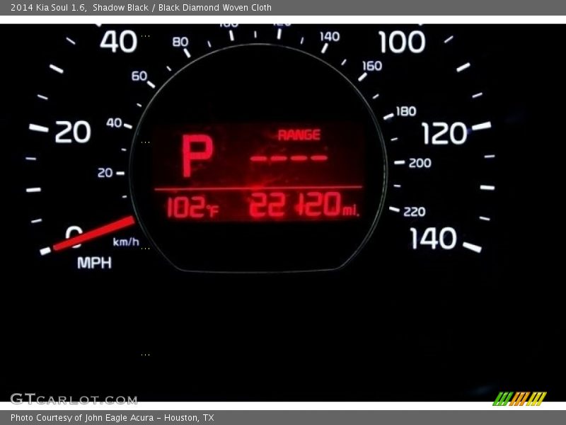 Shadow Black / Black Diamond Woven Cloth 2014 Kia Soul 1.6