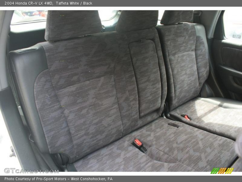 Taffeta White / Black 2004 Honda CR-V LX 4WD