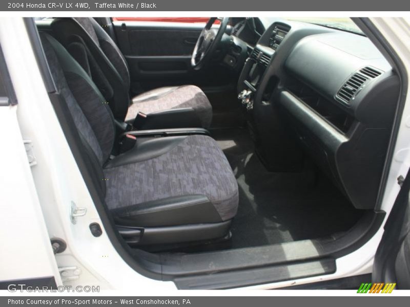 Taffeta White / Black 2004 Honda CR-V LX 4WD