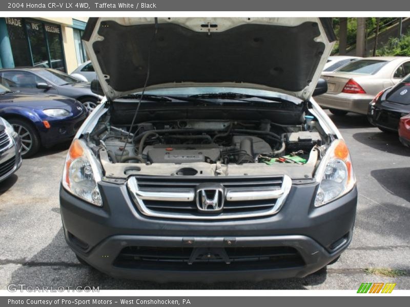 Taffeta White / Black 2004 Honda CR-V LX 4WD