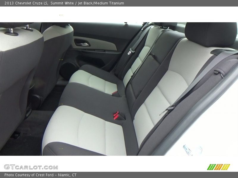 Summit White / Jet Black/Medium Titanium 2013 Chevrolet Cruze LS