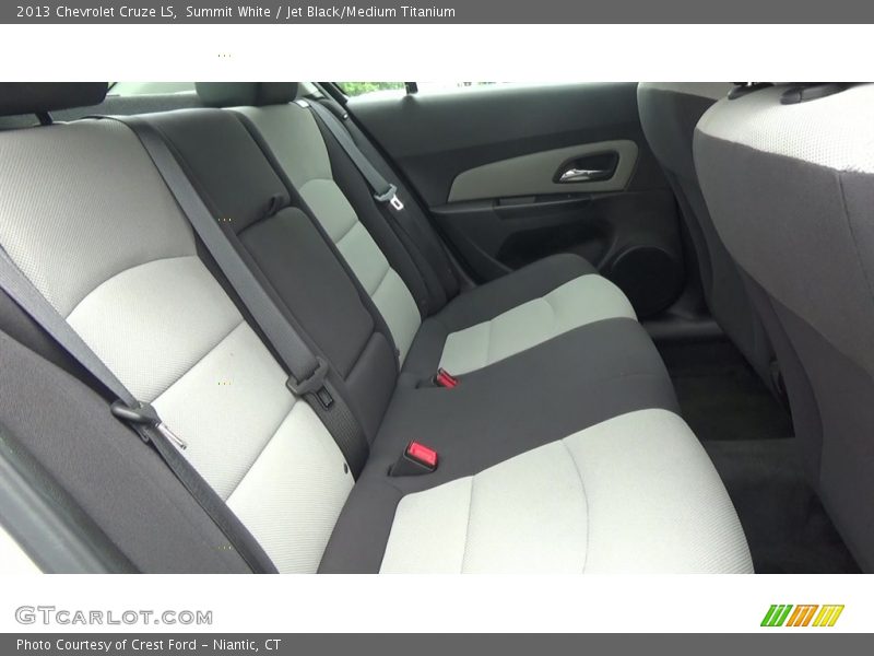 Summit White / Jet Black/Medium Titanium 2013 Chevrolet Cruze LS