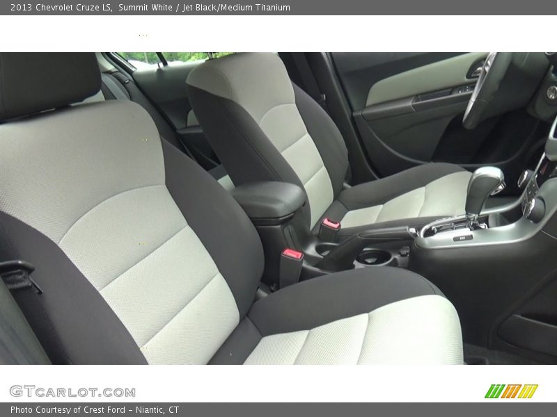 Summit White / Jet Black/Medium Titanium 2013 Chevrolet Cruze LS