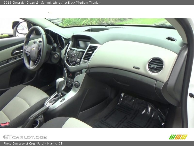 Summit White / Jet Black/Medium Titanium 2013 Chevrolet Cruze LS