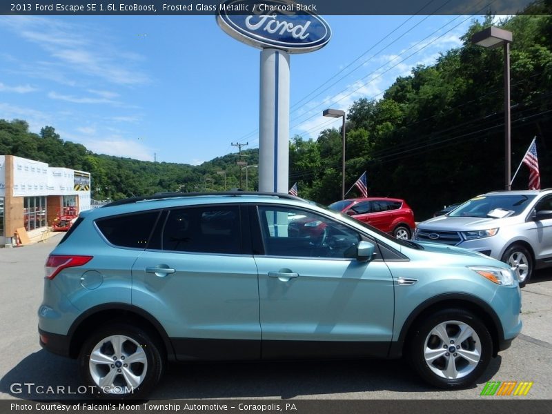 Frosted Glass Metallic / Charcoal Black 2013 Ford Escape SE 1.6L EcoBoost
