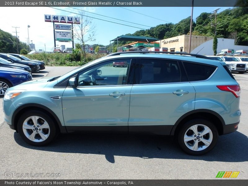 Frosted Glass Metallic / Charcoal Black 2013 Ford Escape SE 1.6L EcoBoost