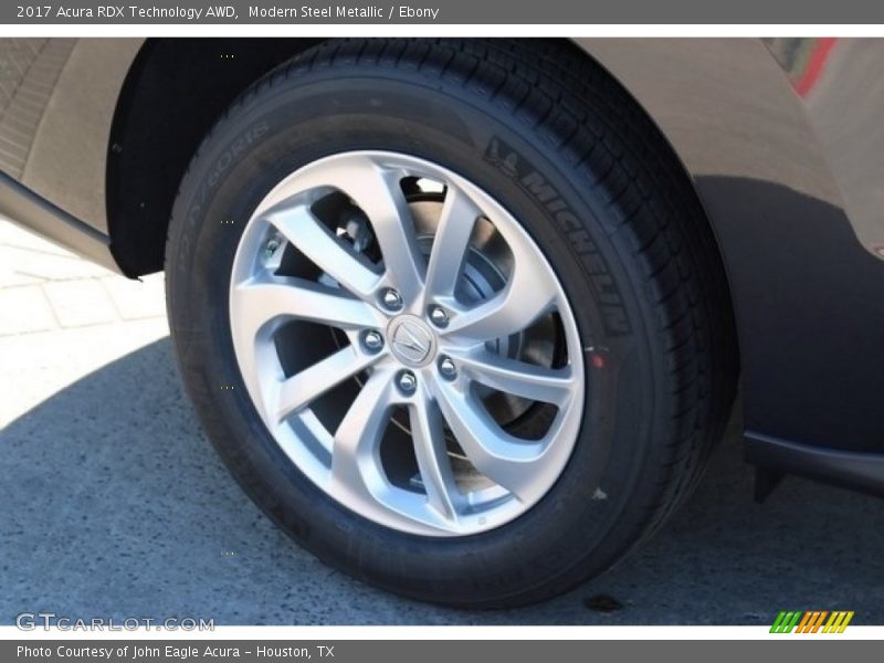 Modern Steel Metallic / Ebony 2017 Acura RDX Technology AWD
