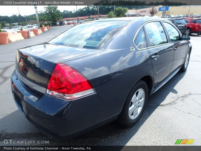 Aqua Blue Metallic / Ebony 2009 Chevrolet Impala LT